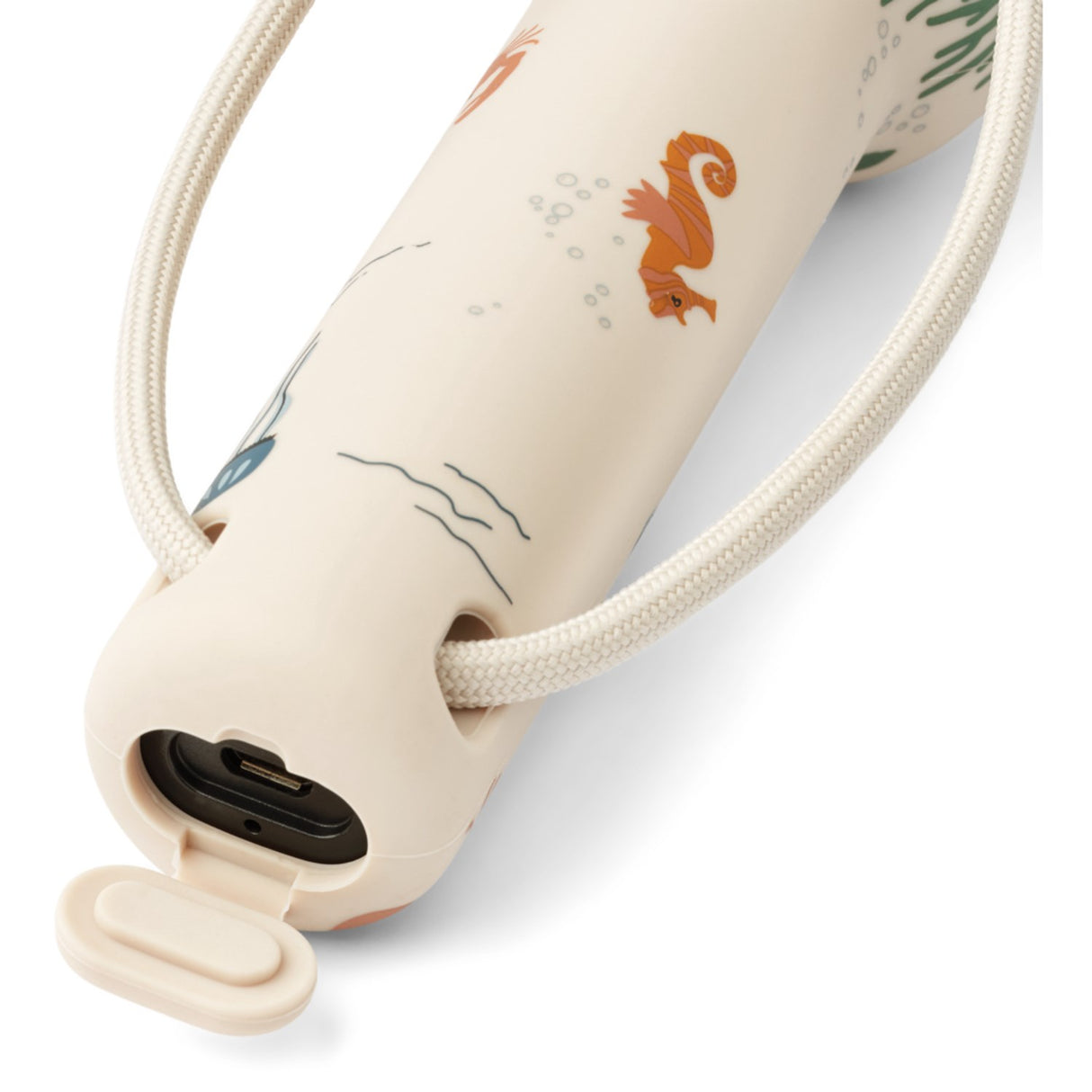 LIEWOOD Sea Creature / Sandy Gry Printed Lommelykt