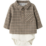 Name It Sepia Nbmrem Ls Skjorte Body