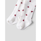 Name It Bright White Red Dhalia Nbfvichristmas 2-Pakning Strømpebukser