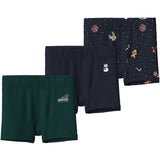 Name It Navy Blazer Nmmvismas 3-Pakning Strømpebukser Giftpack