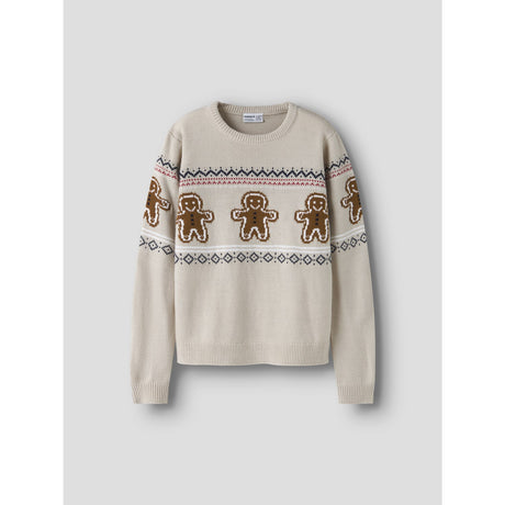 Name It Peyote Melange Nknrismas Ls Strikk Cot