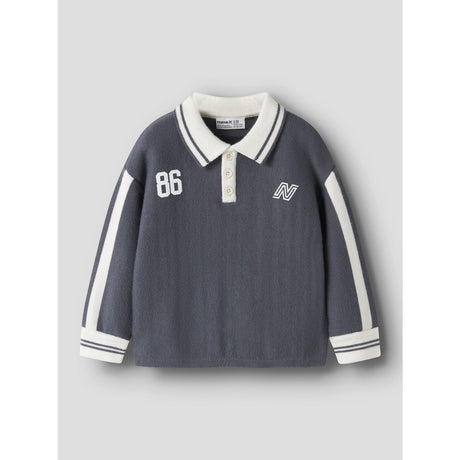 Name It Ombre Blue Nmmnima Ls Loose Polo Strikk