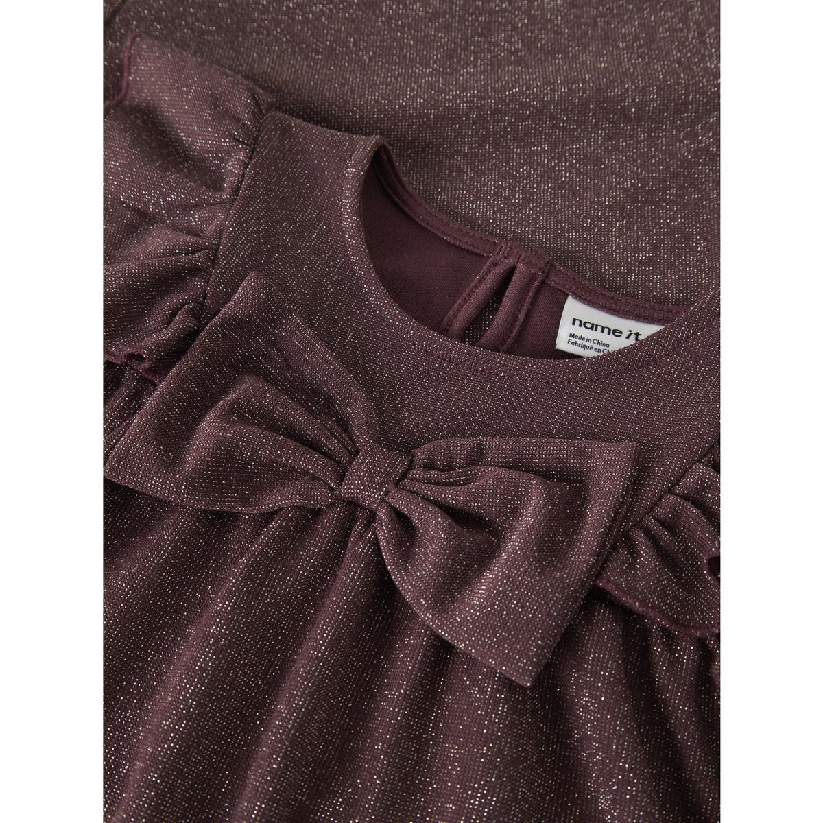 Name It Catawba Grape Nmfroisin M Ls Kjole