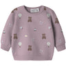 Name It Mauve Shadows Nbfragine Ls Sweat Bru
