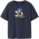 Name It Navy Blazer Nkmocean Sonic Ss Nreg Topp Sky