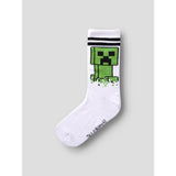 Name It Bright White Nkmnihat Minecraft 3-Pakning Strømper Bfu