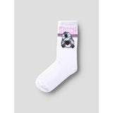 Name It Bright White Catawba Grape Nkfolgu Stitch Tennis Strømper Wdi