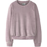 Name It Mauve Shadows Nkfveloa Ls Fløyel Kort Topp