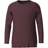Name It Catawba Grape Nkfvemma Glitter Ls Slim Topp