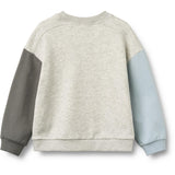 Wheat Light Melange Grey Collegegenser L/S Lennon Badge