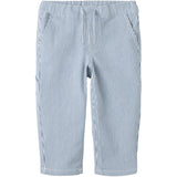 Name It White Moonlight Blue Nmmnola Tap Stripe Bukser Carp 2299-Yf