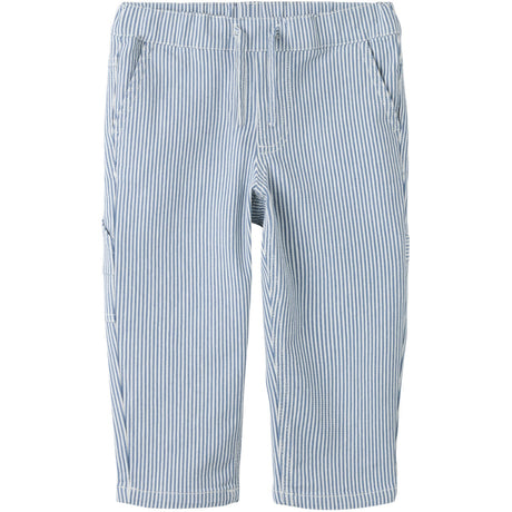 Name It White Moonlight Blue Nmmnola Tap Stripe Bukser Carp 2299-Yf
