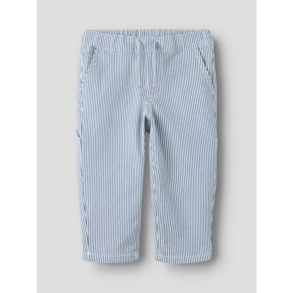 Name It White Moonlight Blue Nmmnola Tap Stripe Bukser Carp 2299-Yf
