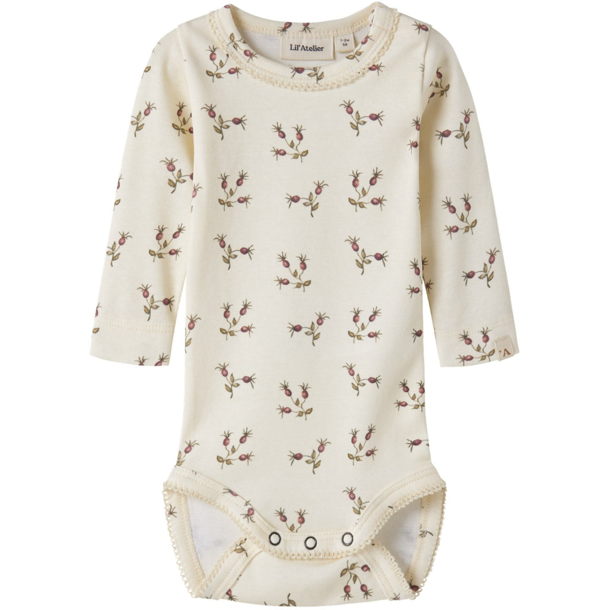 Lil'Atelier Turtledove Rosehip Nbflayo Sig Ls Slim Body Lil