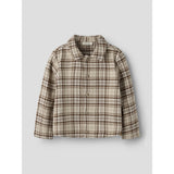 Lil'Atelier White Pepper Nmmrenrik Ls Loose Skjorte Lil