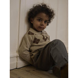 Lil'Atelier White Pepper Nmmronan Ls Strikk Polo Lil