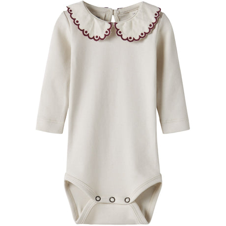 Lil'Atelier Turtledove Biking Red Nbffundo Lia Ls Slim Body Lil
