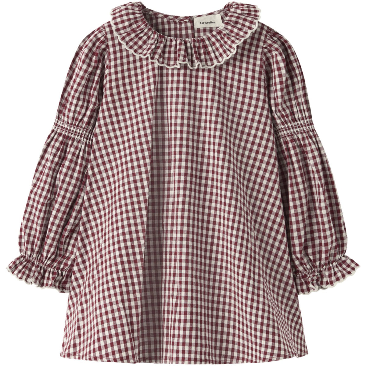 Lil'Atelier Biking Red Nmfroanne Ls Loose Kjole Lil