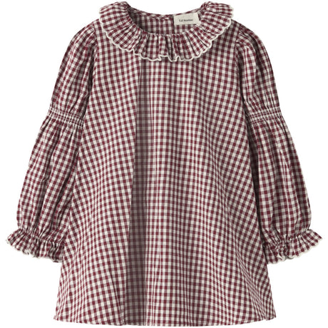 Lil'Atelier Biking Red Nmfroanne Ls Loose Kjole Lil