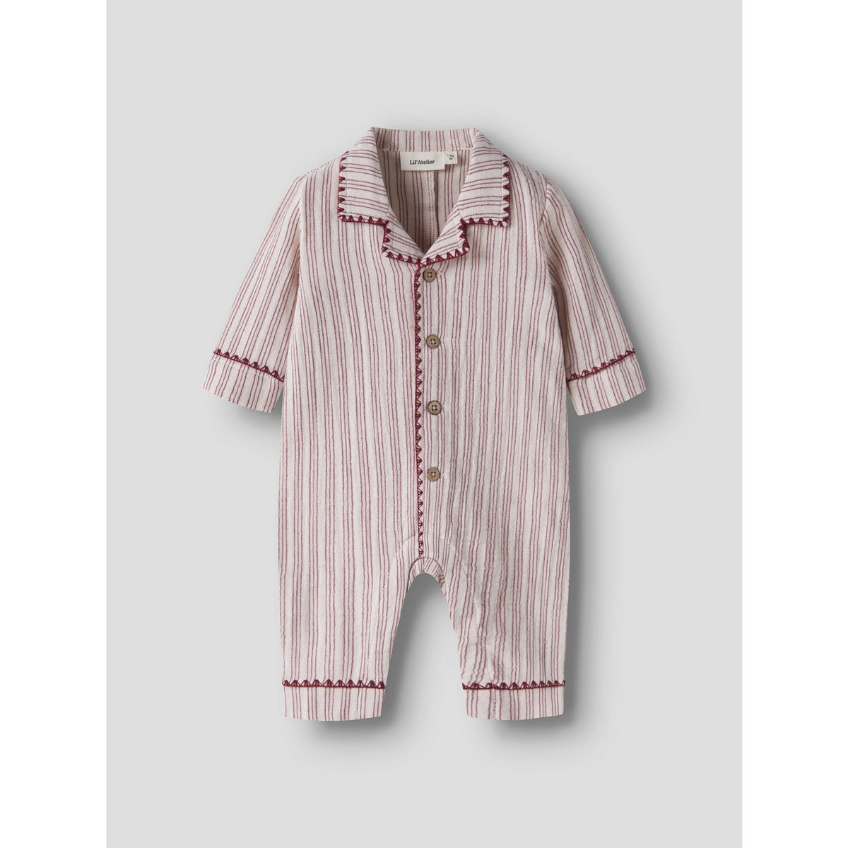 Lil'Atelier Turtledove Biking Red Nbnsage Nun Loose Night Drakt Lil