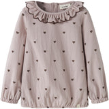 Lil'Atelier Bark Nmfseanne Ls Loose Skjorte Lil