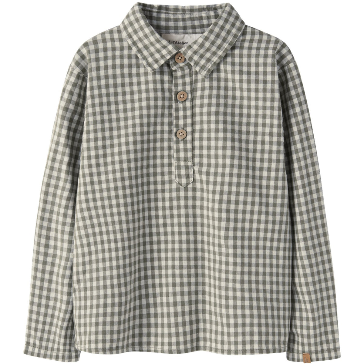 Lil'Atelier Mulled Basil Nmmroanne Ls Loose Skjorte Lil