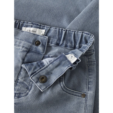 Lil'Atelier Medium Blue Denim Nmmdevas Baggy Jeans 6005-Es Lil