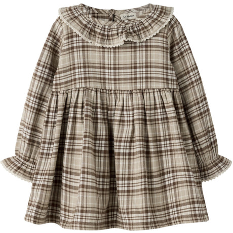 Lil'Atelier White Pepper Nmfrenrik Ls Loose Kjole Lil