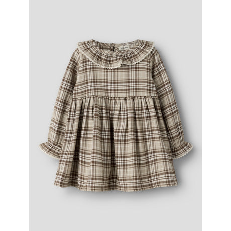 Lil'Atelier White Pepper Nmfrenrik Ls Loose Kjole Lil
