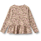 Wheat Soft Sand Flower Wine Bluse Carolina