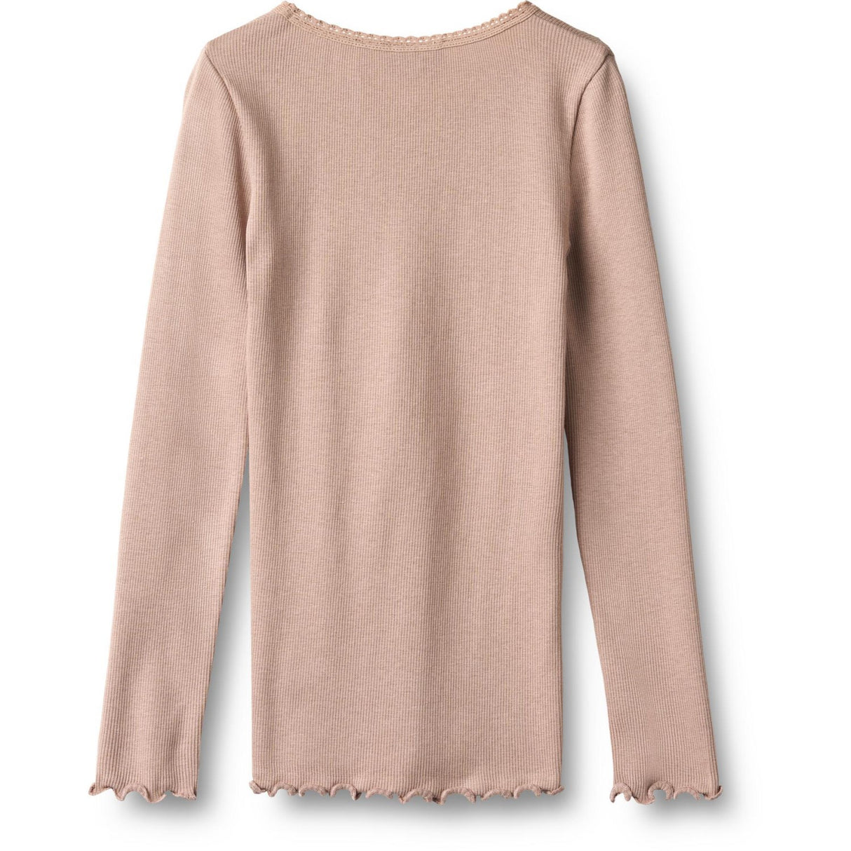 Wheat Dry Rose Rib Bluse Reese