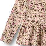 Wheat Soft Sand Flower Wine Bluse Carolina