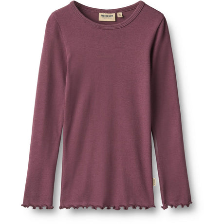 Wheat Eggplant Bluse Ida