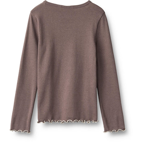 Wheat Plum Truffle Bluse Elsie