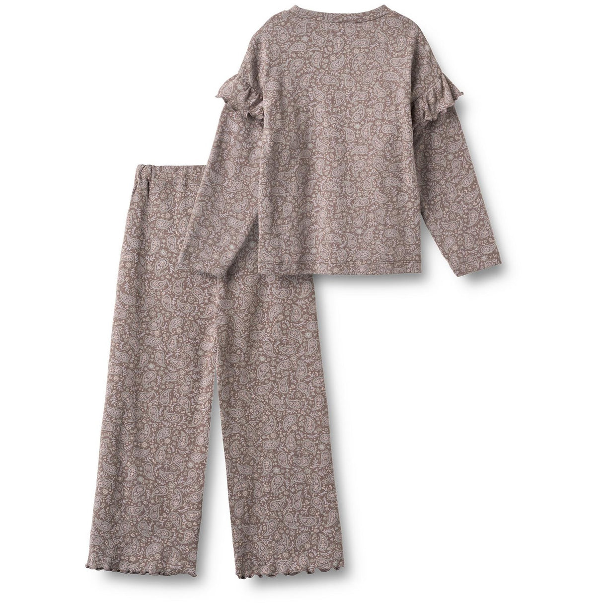 Wheat Purple Plum Paisley Sett T-Shirt & Trousers Belinda