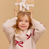 Wheat Eggshell Jacquard Pullover Bue