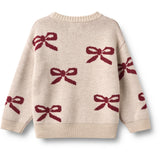 Wheat Eggshell Jacquard Pullover Bue