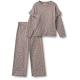 Wheat Purple Plum Paisley Sett T-Shirt & Trousers Belinda
