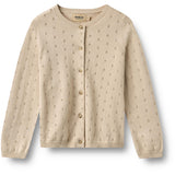 Wheat Offwhite Strikk Cardigan Maia