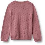 Wheat Warm Lilac Strikk Cardigan Maia