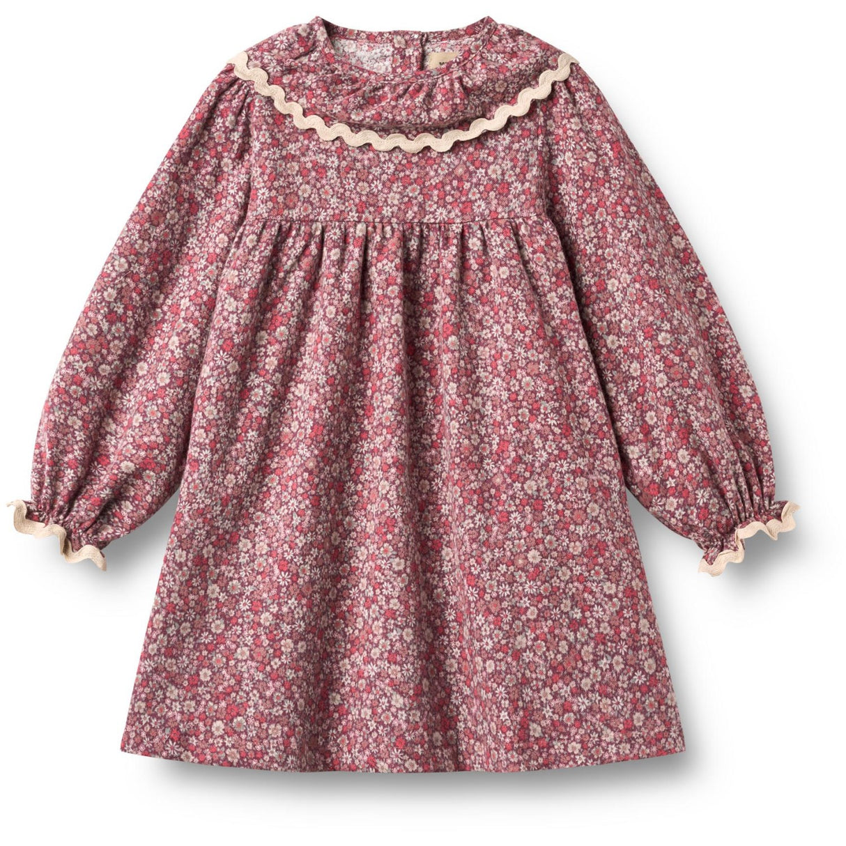 Wheat Grape Flowers Kjole L/S Halsbånd Elvira