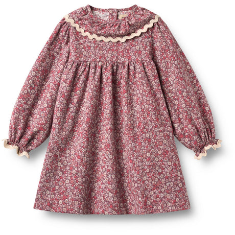 Wheat Grape Flowers Kjole L/S Halsbånd Elvira