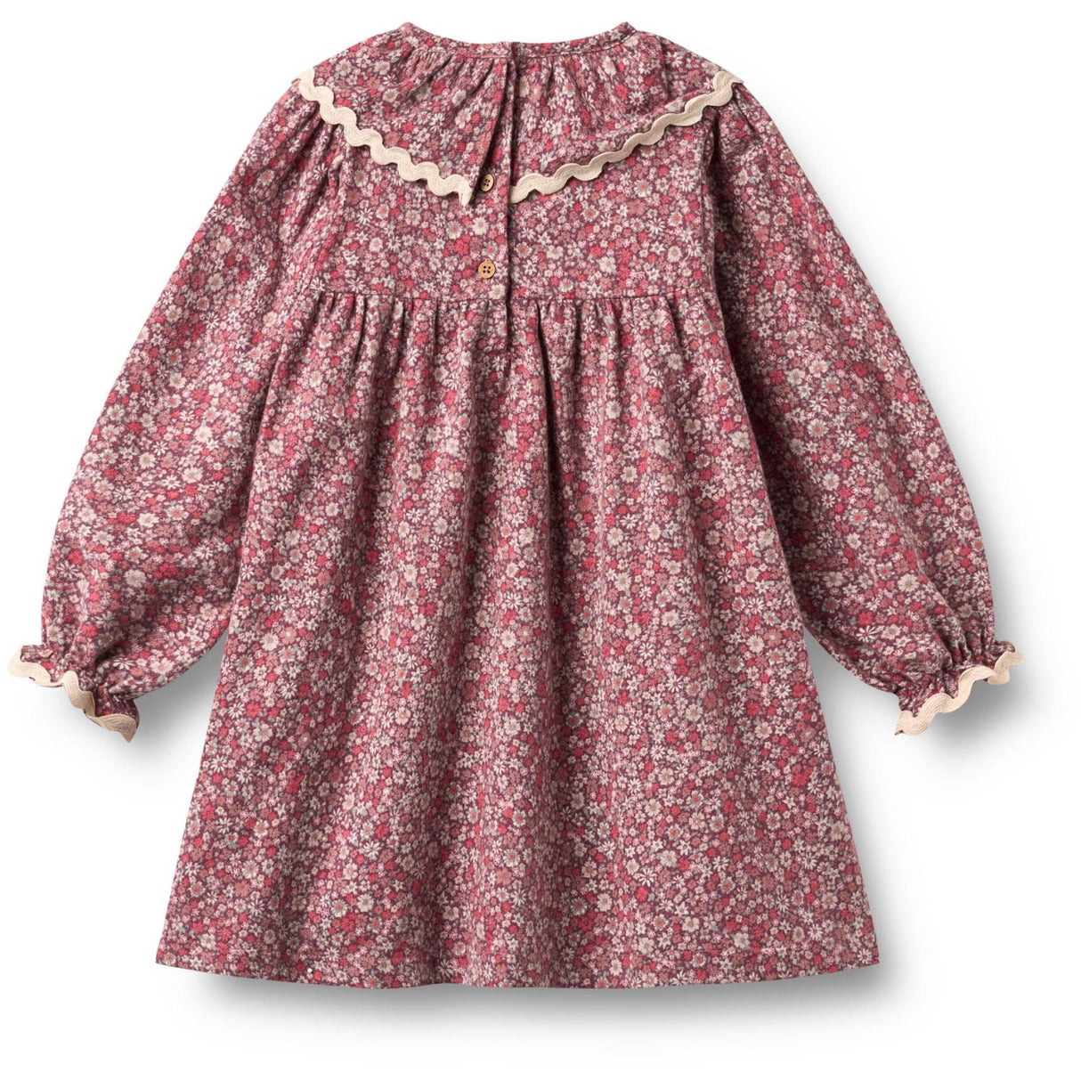 Wheat Grape Flowers Kjole L/S Halsbånd Elvira