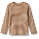 Wheat Warm Hazel Stripe Bluse Stig