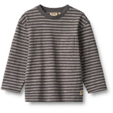 Wheat Dark Charcoal Stripe Bluse Ross