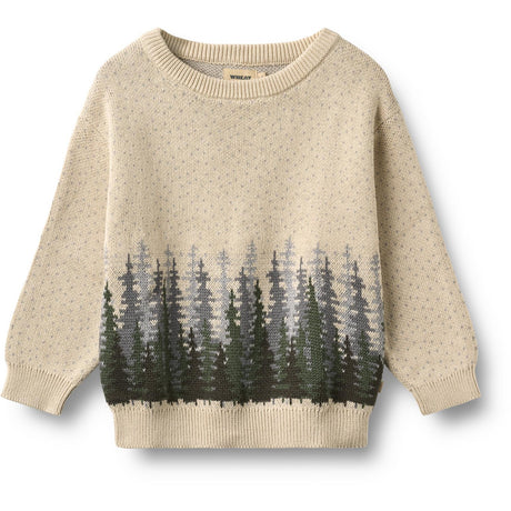Wheat Offwhite Jacquard Pullover Finley
