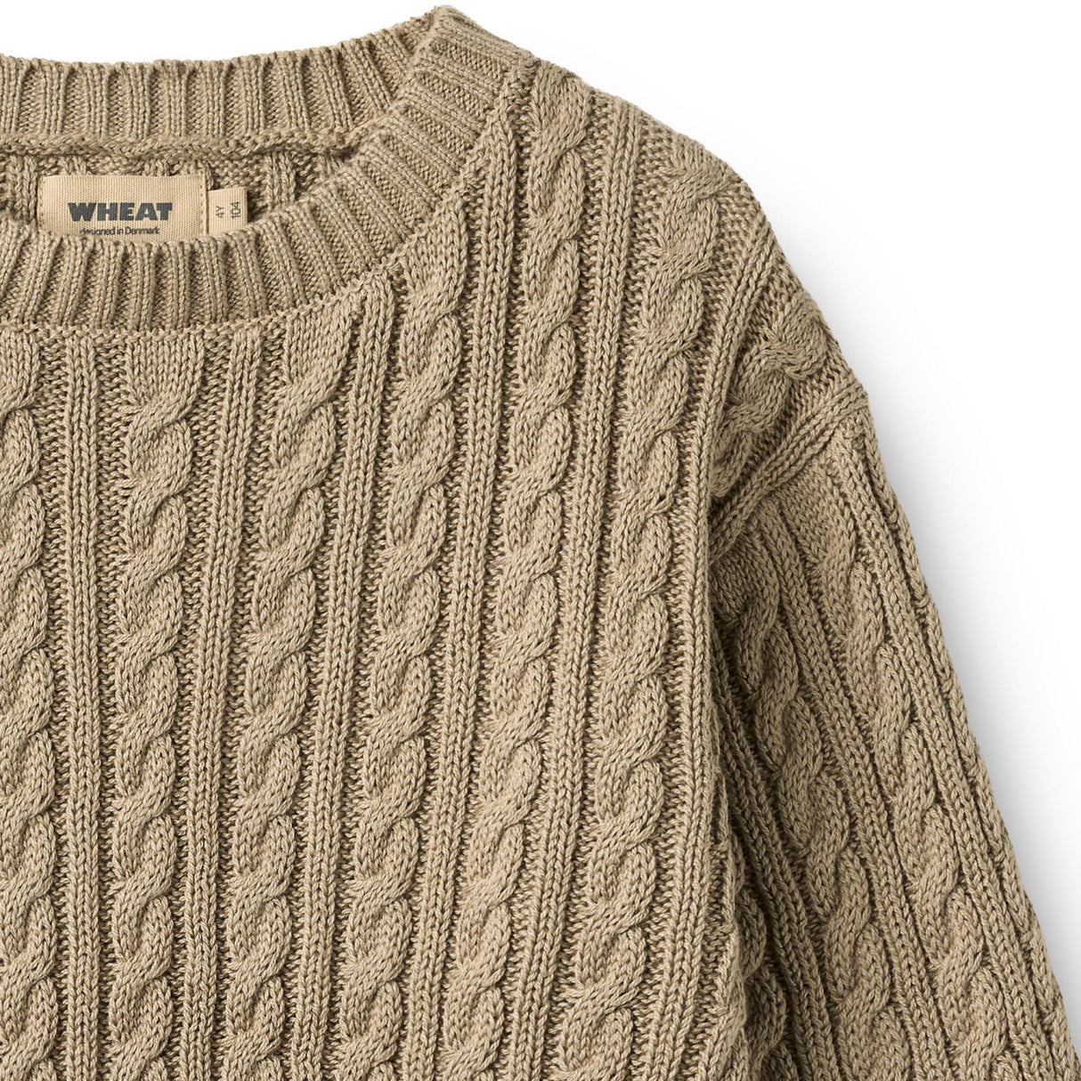 Wheat Gravel Strikk Pullover L/S Oliver