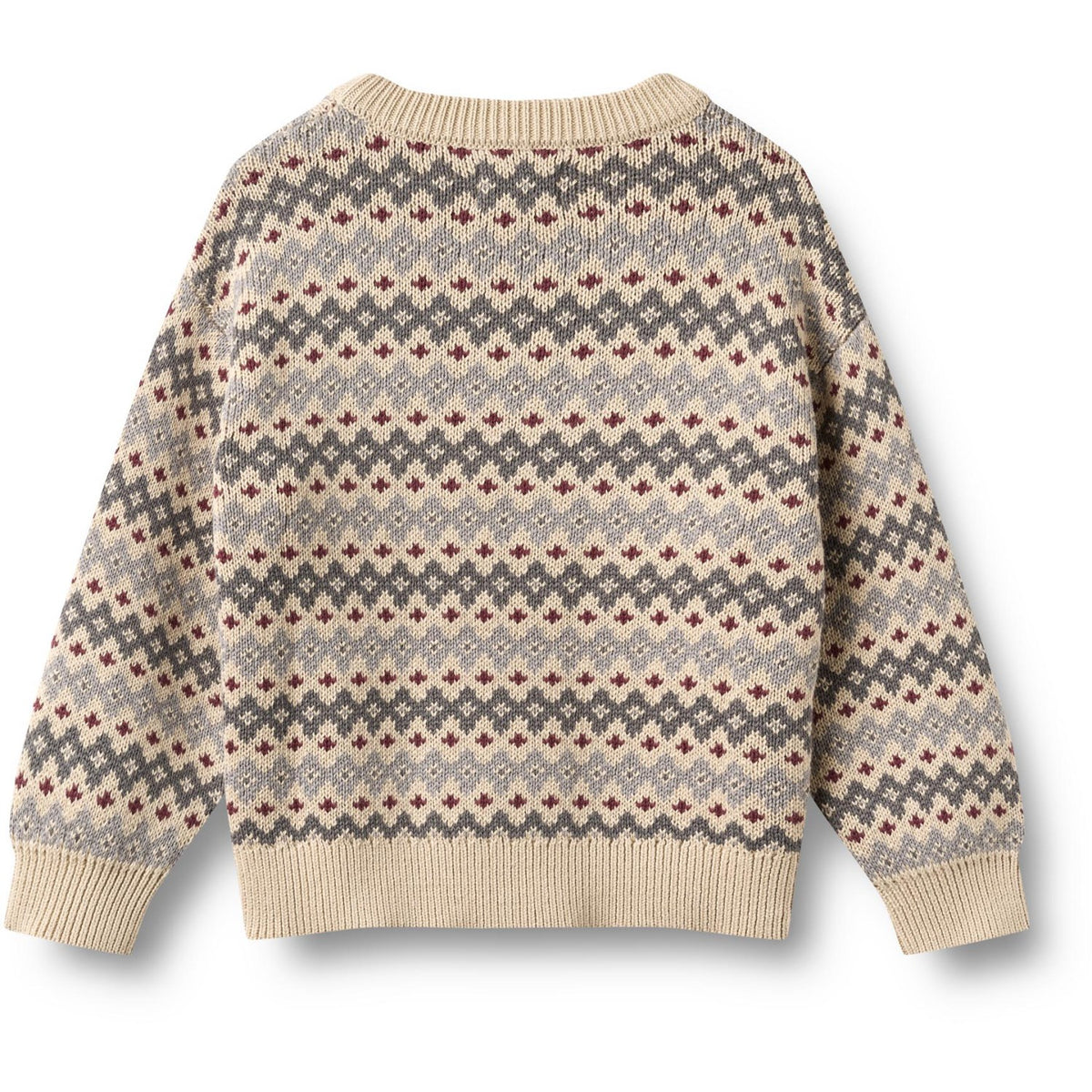 Wheat Flint Jacquard Pullover Harlow