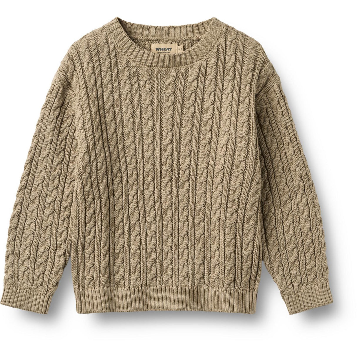 Wheat Gravel Strikk Pullover L/S Oliver