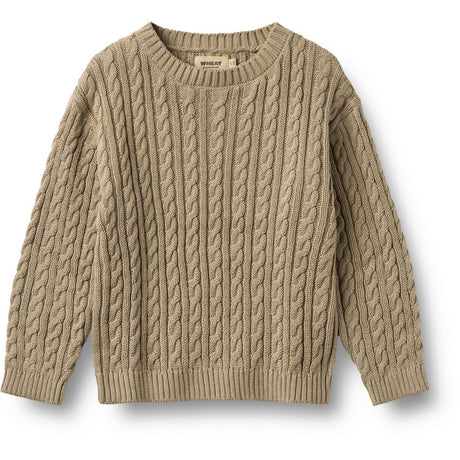 Wheat Gravel Strikk Pullover L/S Oliver